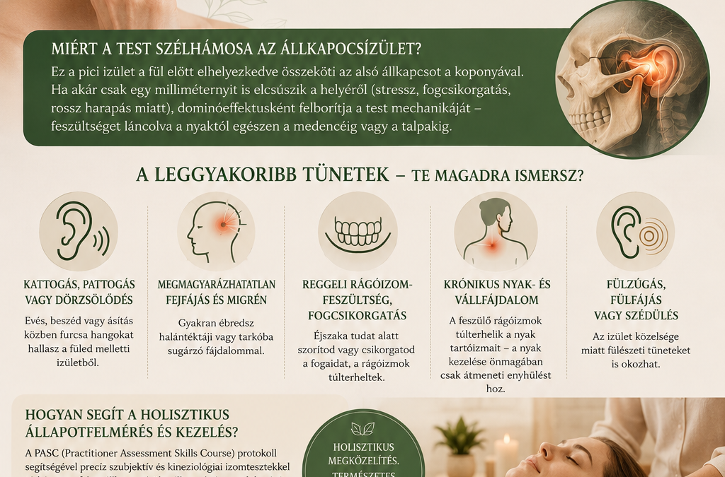 A test rejtőzködő szélhámosa: Miért okozhat az állkapocsízület fejfájást és nyaki panaszokat?